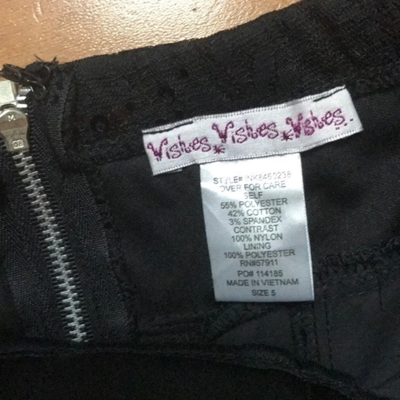 Black Strapless Mini Dress Sz Small 5 by Wishes - Picture 4 of 5